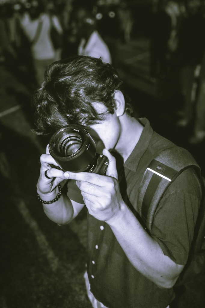 Syed Muzammil Shah Kazmi with camera — Buzz Studio